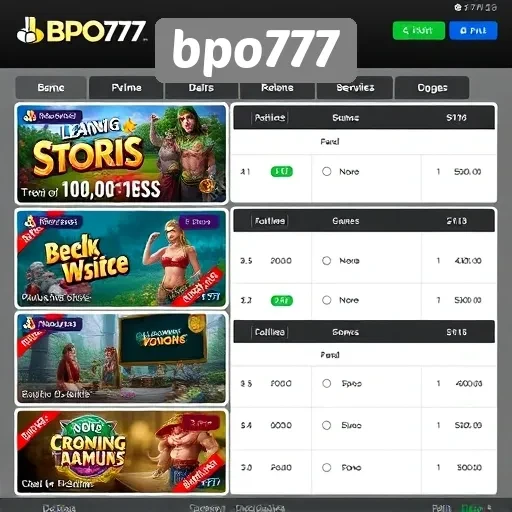 Keunggulan BPO777 dalam Menyediakan Game Berkualitas